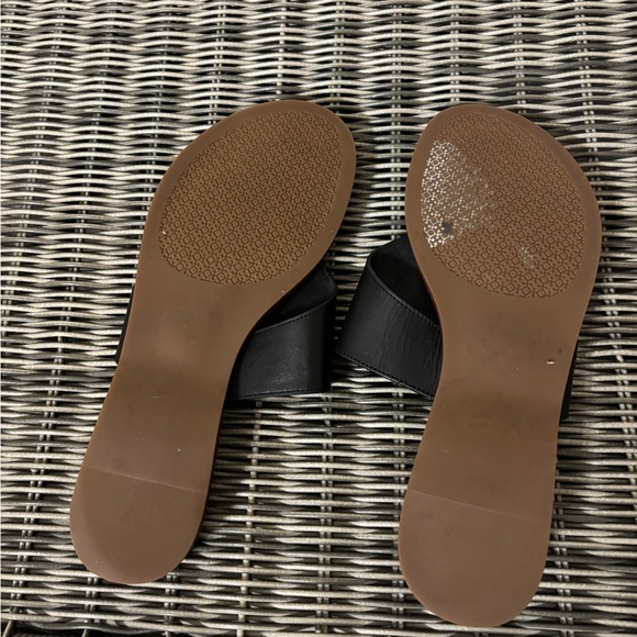 Tory Burch black leather sandals - Picture 3 of 3